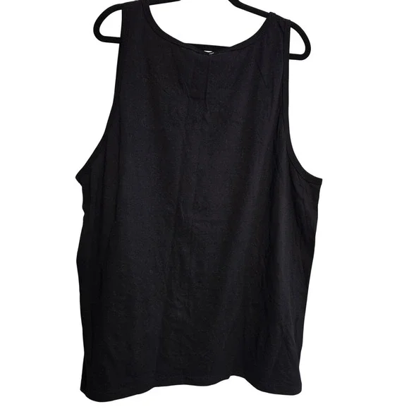 🆕️ NWT - East Coast Lifestyle Black Graphic Tank Top Men's 2XL 2TG Cotton - Picture 6 of 8